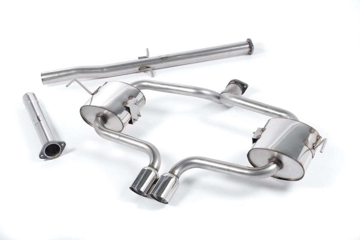 Milltek Non-Resonated Cat-Back Exhaust | Mini Cooper S R53 - Polished Tips