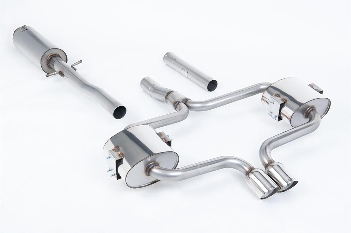 Milltek Resonated Cat-Back Exhaust | Mini Cooper S R52 - Polished Tips Milltek Resonated Cat-Back Exhaust | Mini Cooper S R52 - Polished Tips
