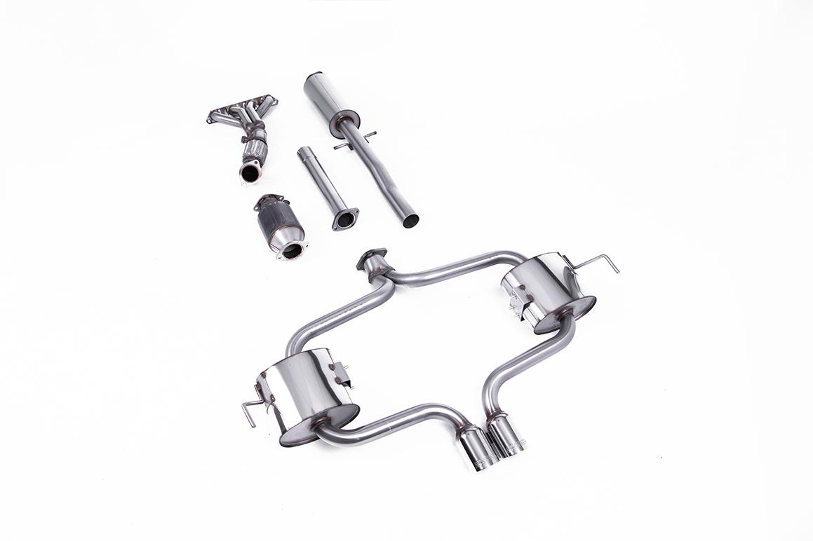 Milltek Full Resonated Exhaust | Mini Cooper S R53 - Hi-Flow Sports Catalyst & Polished Tips