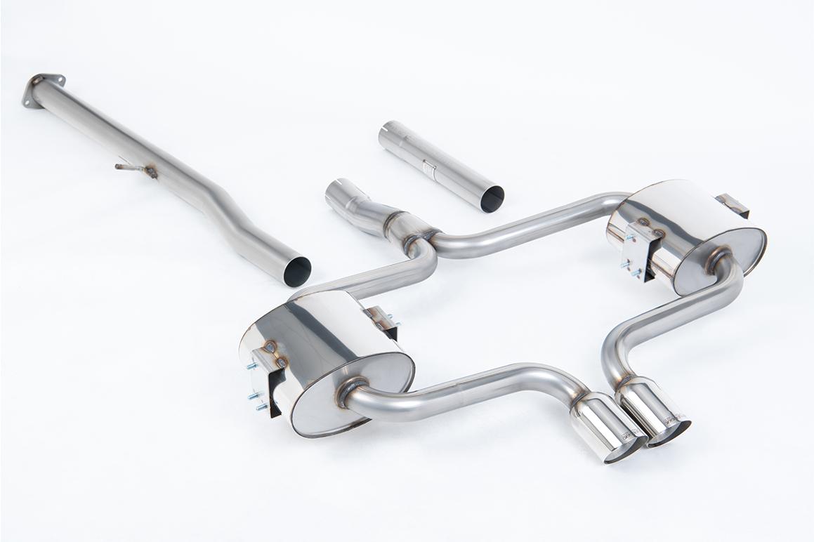 Milltek Non-Resonated Cat-Back Exhaust | Mini Cooper S R52 - Polished Tips Milltek Non-Resonated Cat-Back Exhaust | Mini Cooper S R52 - Polished Tips