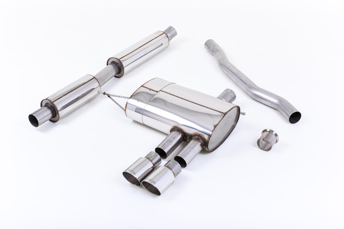 Milltek Resonated Cat-Back Exhaust | Mini Cooper S F56 - Polished Tips Milltek Resonated Cat-Back Exhaust | Mini Cooper S F56 - Polished Tips