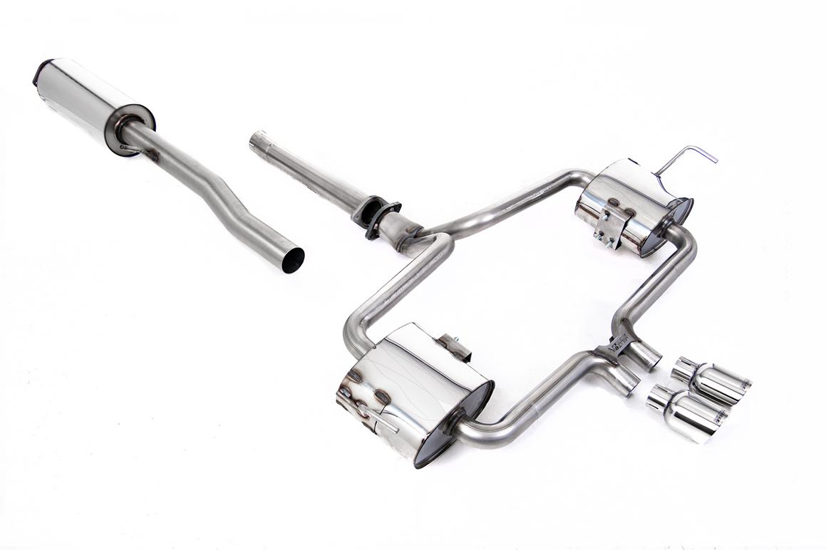 Milltek Resonated Cat-Back Exhaust | Mini Cooper S R53 - Polished Tips