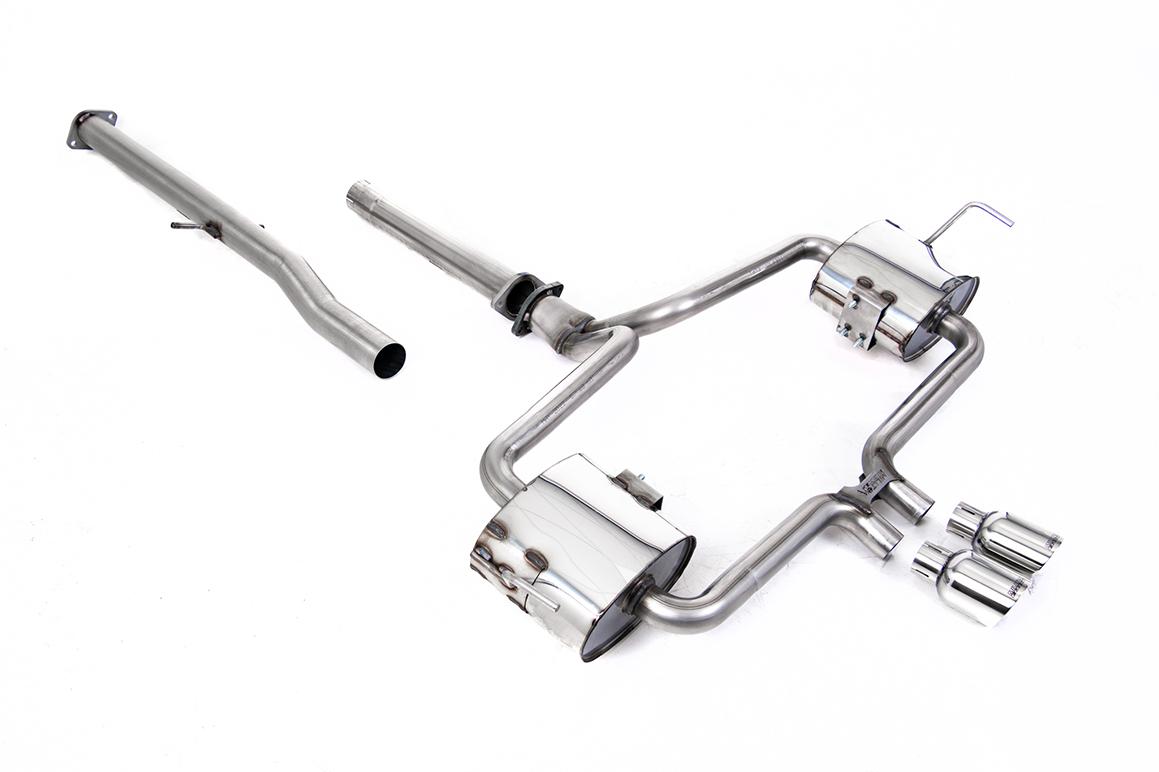 Milltek Non-Resonated Cat-Back Exhaust | Mini Cooper S R53 - Polished Tips Milltek Non-Resonated Cat-Back Exhaust | Mini Cooper S R53 - Polished Tips