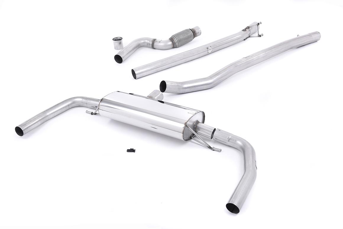 Milltek Non-Resonated Race Cat-Back Exhaust | Mercedes CLA45 AMG - OE Tips