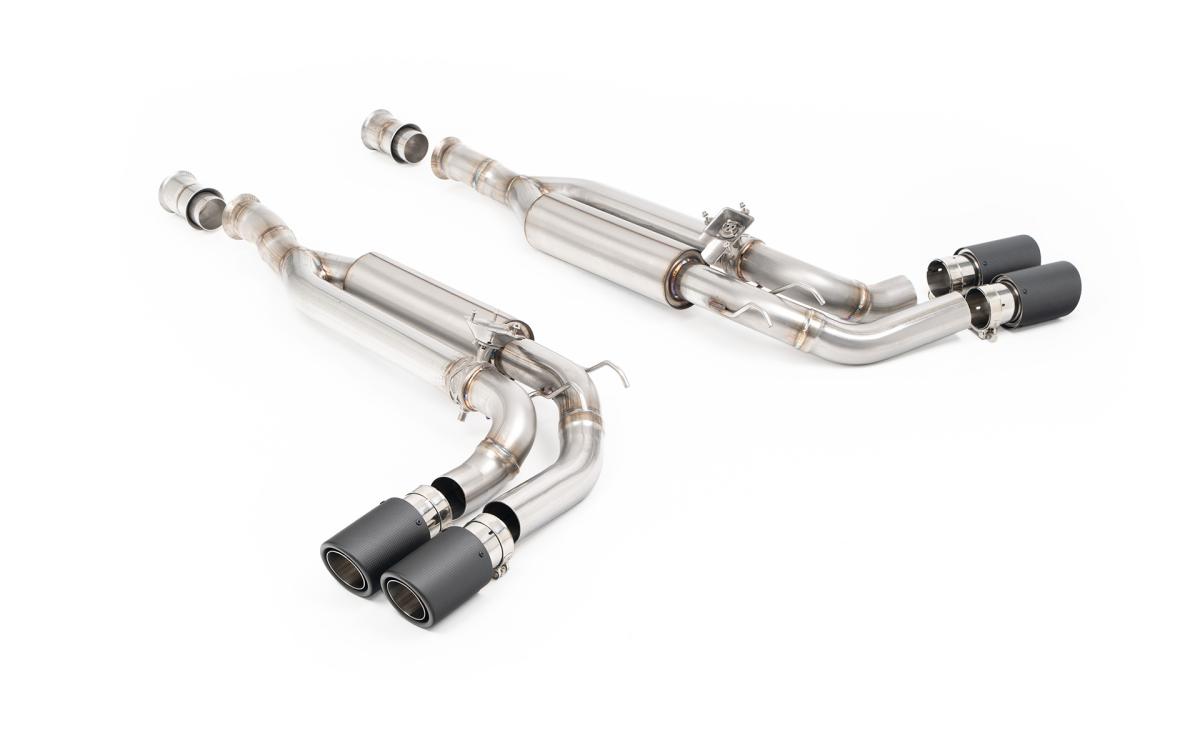 Milltek Valved Cat-Back Exhaust | Mercedes G63 W465 - Carbon Fibre Tips Milltek Valved Cat-Back Exhaust | Mercedes G63 W465 - Carbon Fibre Tips