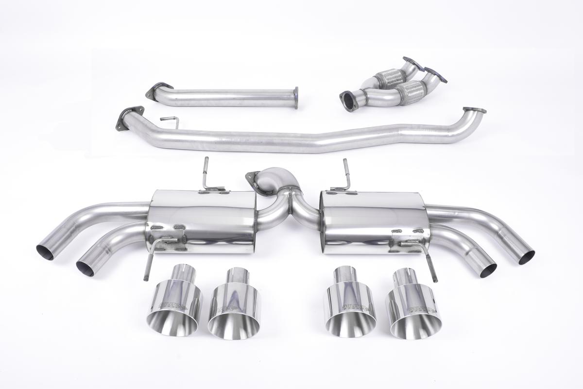 Milltek Non-Resonated Cat-Back Exhaust | Nissan GT-R R35 - Polished Tips Milltek Non-Resonated Cat-Back Exhaust | Nissan GT-R R35 - Polished Tips