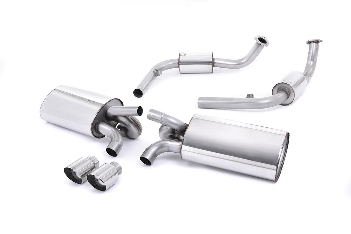 Milltek Resonated Cat-Back Exhaust | Porsche 987 Boxster Cayman - Polished Tips Milltek Resonated Cat-Back Exhaust | Porsche 987 Boxster Cayman - Polished Tips