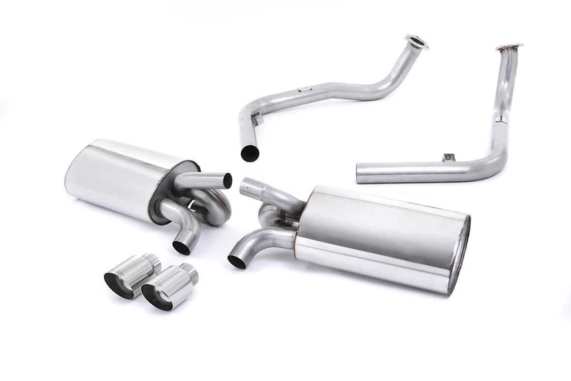 Milltek Non-Resonated Cat-Back Exhaust | Porsche 987 Cayman S - Polished Tips Milltek Non-Resonated Cat-Back Exhaust | Porsche 987 Cayman S - Polished Tips