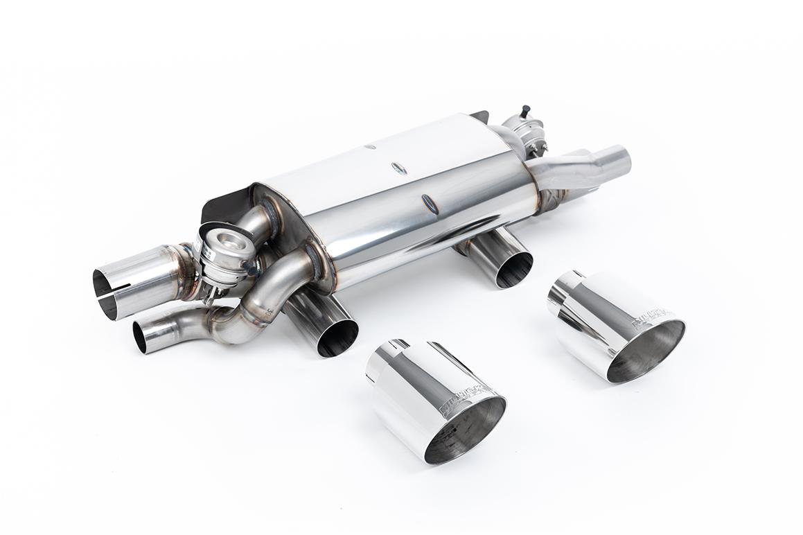 Milltek Valved Rear Silencer | Porsche 991.2 Carrera - Polished Tips