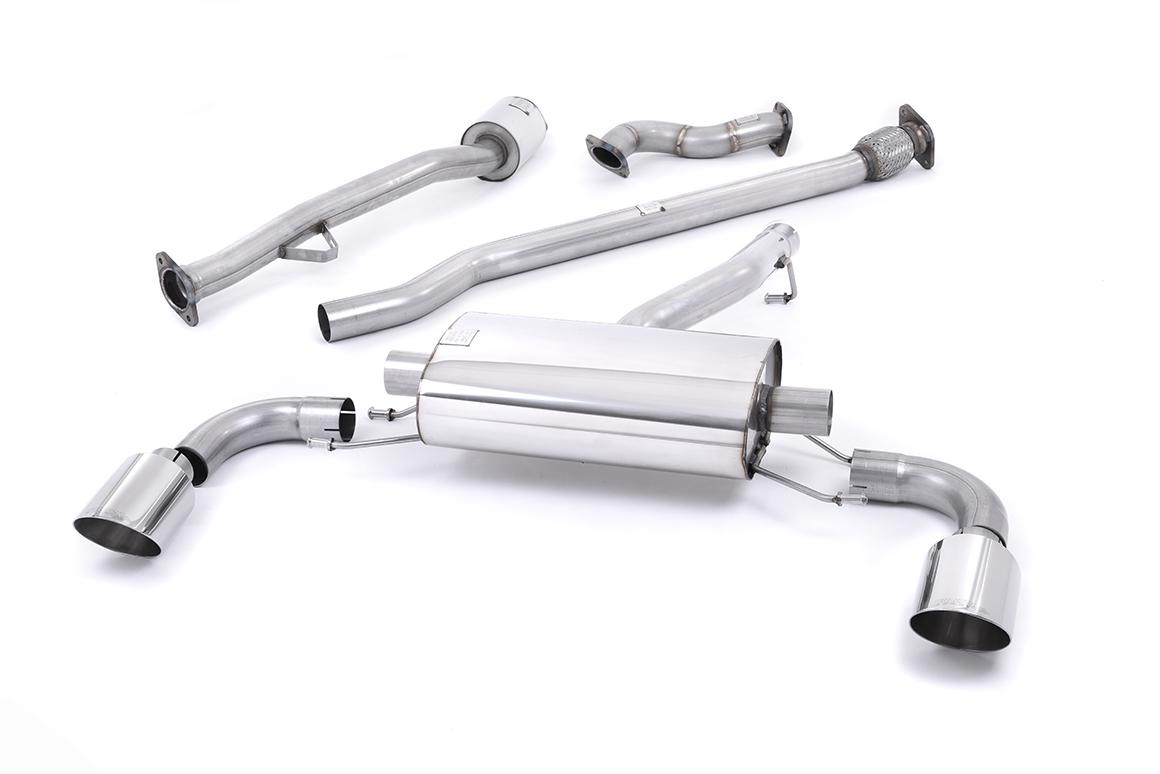 Milltek Non-Resonated Cat-Back Exhaust | Toyota GT86 Subaru BRZ - Polished Tips Milltek Non-Resonated Cat-Back Exhaust | Toyota GT86 Subaru BRZ - Polished Tips