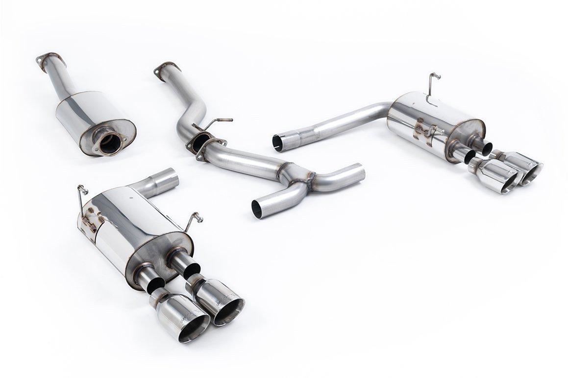 Milltek Resonated Cat-Back Exhaust | Subaru Impreza WRX STi GV GR - Polished Tips Milltek Resonated Cat-Back Exhaust | Subaru Impreza WRX STi GV GR - Polished Tips