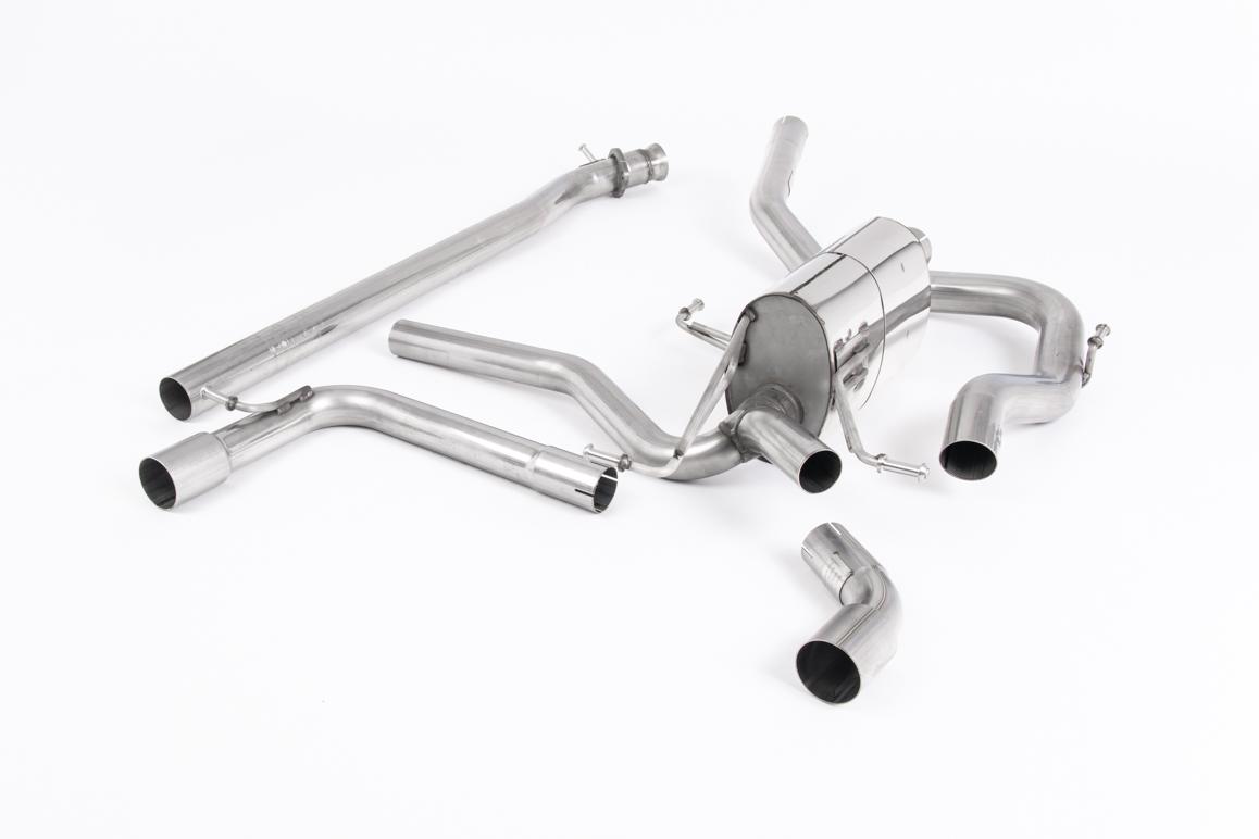 Milltek Non-Resonated Cat-Back Exhaust | Suzuki Swift Sport 1.4 - Carbon Fibre Tips Milltek Non-Resonated Cat-Back Exhaust | Suzuki Swift Sport 1.4 - Carbon Fibre Tips