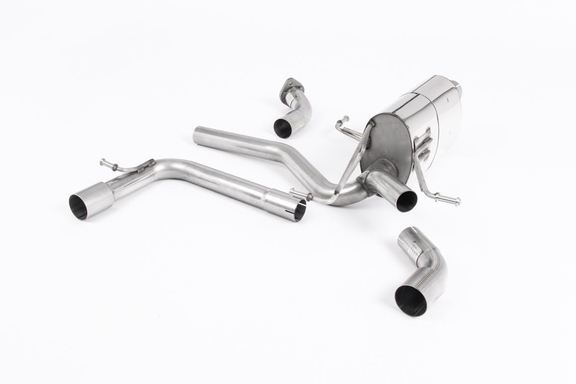 Milltek Front Pipe-Back Exhaust | Suzuki Swift Sport 1.4 BoosterJet - Carbon Fibre Tips Milltek Front Pipe-Back Exhaust | Suzuki Swift Sport 1.4 BoosterJet - Carbon Fibre Tips