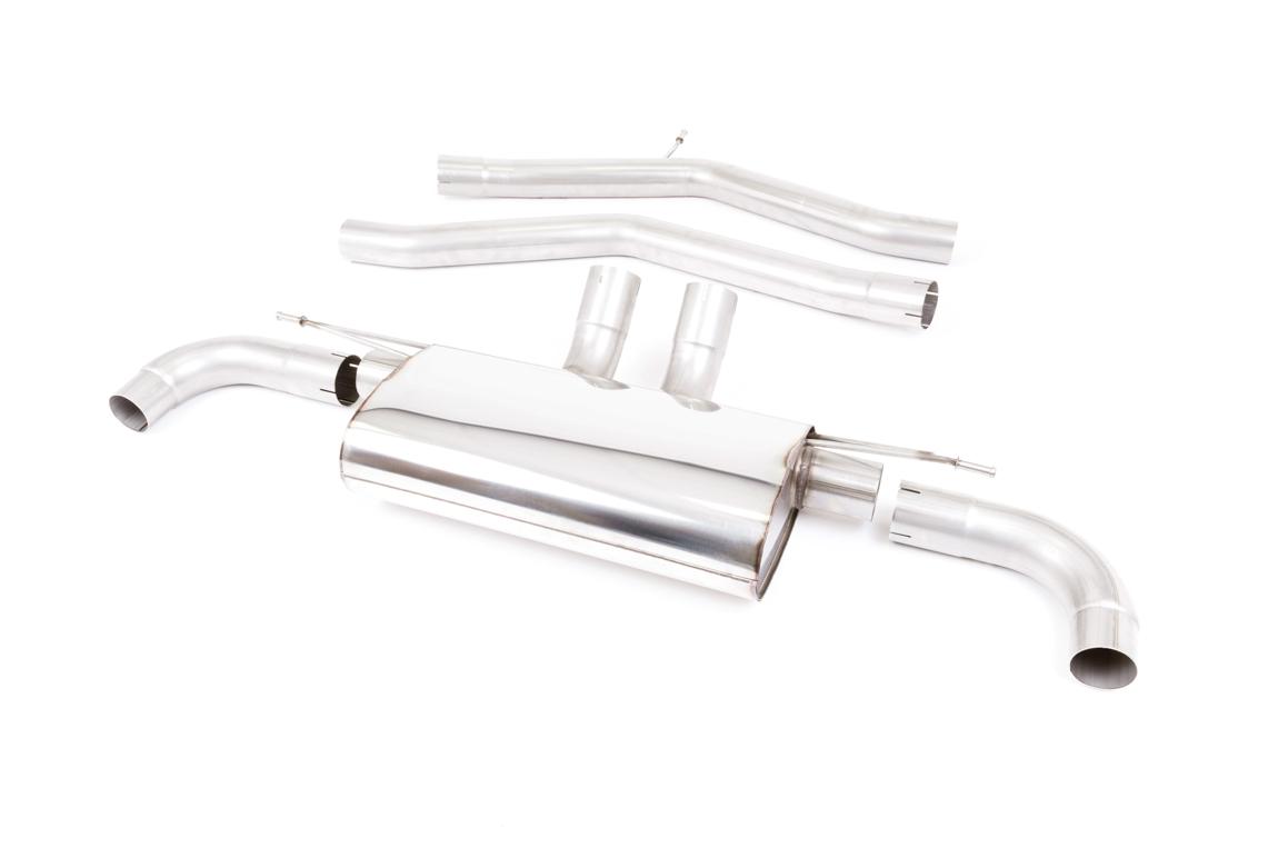 Milltek Non-Resonated Non-Valved Cat-Back Exhaust | Toyota Supra A90 - JET-115 Carbon Tips Milltek Non-Resonated Non-Valved Cat-Back Exhaust | Toyota Supra A90 - JET-115 Carbon Tips