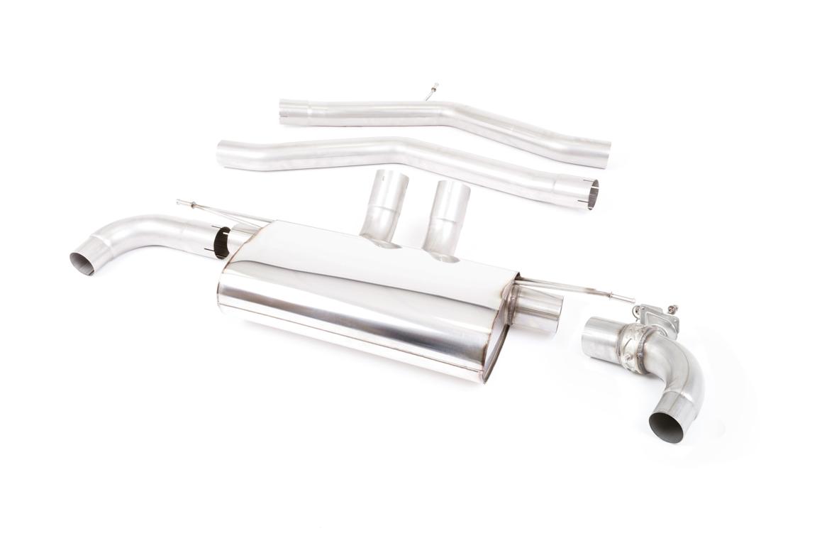 Milltek Valved Race Cat-Back Exhaust | Toyota Supra A90 - GT-115 Burnt Titanium Tips Milltek Valved Race Cat-Back Exhaust | Toyota Supra A90 - GT-115 Burnt Titanium Tips