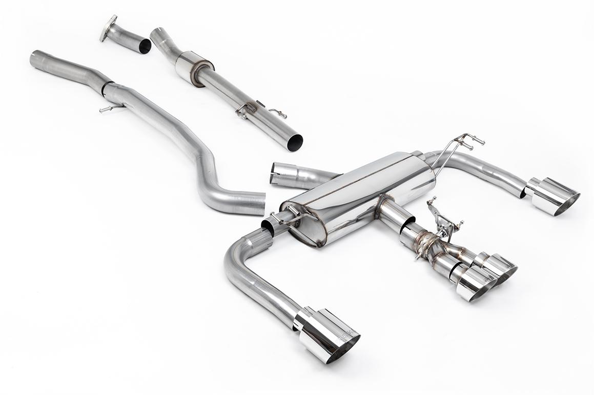 Milltek Valved Non-Resonated Cat-Back Exhaust | Toyota GR Corolla 1.6T - Polished Tips Milltek Valved Non-Resonated Cat-Back Exhaust | Toyota GR Corolla 1.6T - Polished Tips