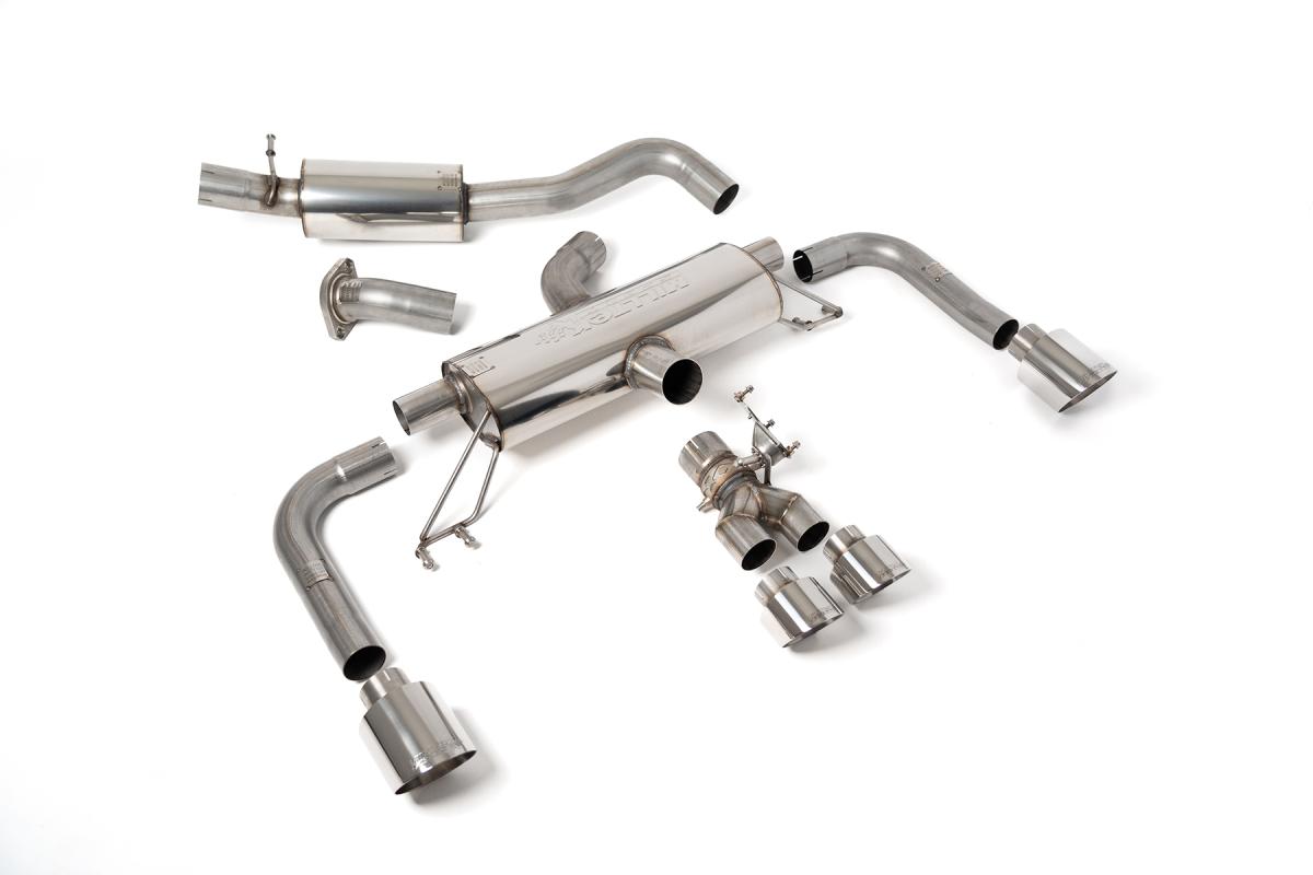 Milltek Valved Resonated Cat-Back Exhaust | Toyota GR Corolla 1.6T - Polished Tips Milltek Valved Resonated Cat-Back Exhaust | Toyota GR Corolla 1.6T - Polished Tips