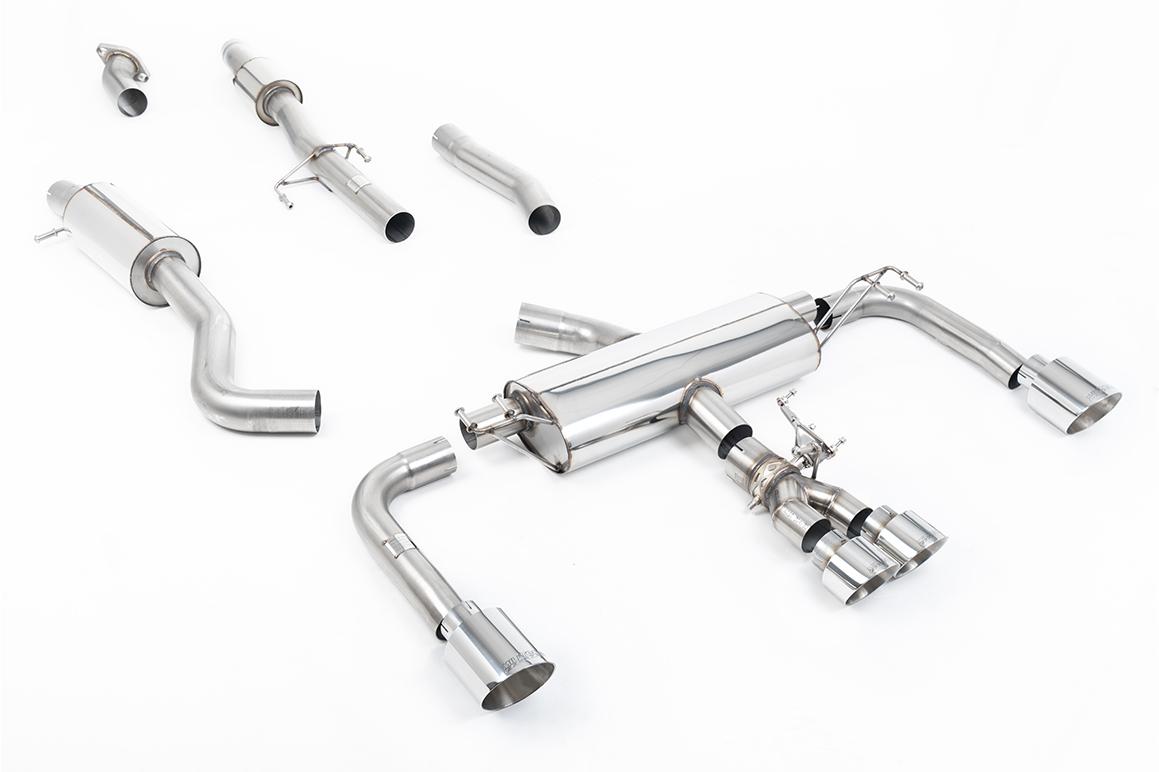 Milltek Valved Resonated Cat-Back Exhaust | Toyota GR Corolla - Polished Tips Milltek Valved Resonated Cat-Back Exhaust | Toyota GR Corolla - Polished Tips