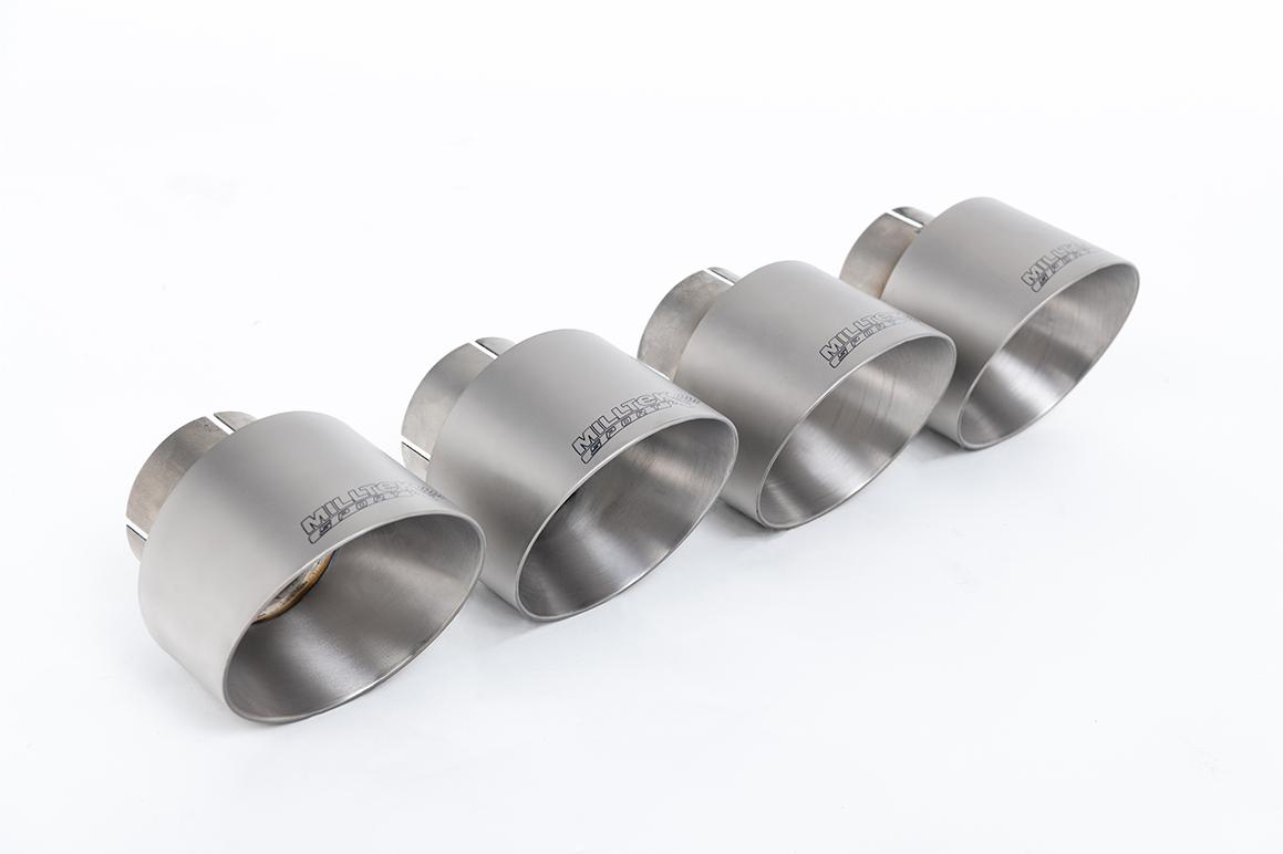 Milltek Resonated Cat-Back Exhaust | Toyota GR86 - Brushed Titanium Tips Milltek Resonated Cat-Back Exhaust | Toyota GR86 - Brushed Titanium Tips