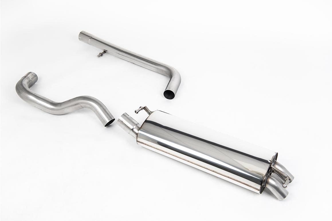 Milltek Non-Resonated Cat-Back Exhaust | VW Golf MK4 1.9 TDI-Discrete Tips