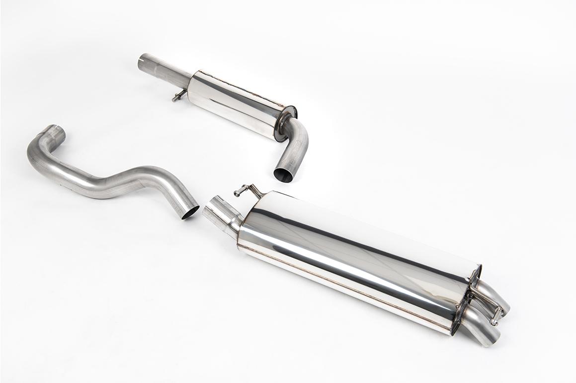 Milltek Resonated Cat-Back Exhaust | VW Golf MK4 & Seat Leon Cupra-Discrete Tips Milltek Resonated Cat-Back Exhaust | VW Golf MK4 & Seat Leon Cupra-Discrete Tips