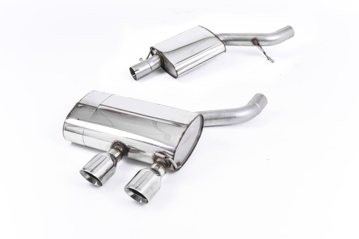 Milltek Resonated Cat-Back Exhaust | VW Golf MK5 R32-Polished Tips