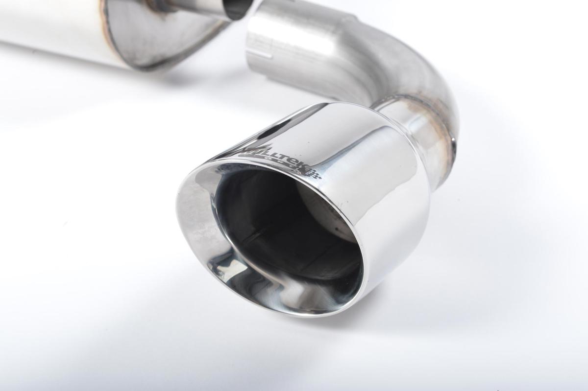 Milltek Non-Resonated Cat-Back Exhaust | VW Golf MK4 R32-Polished Tips