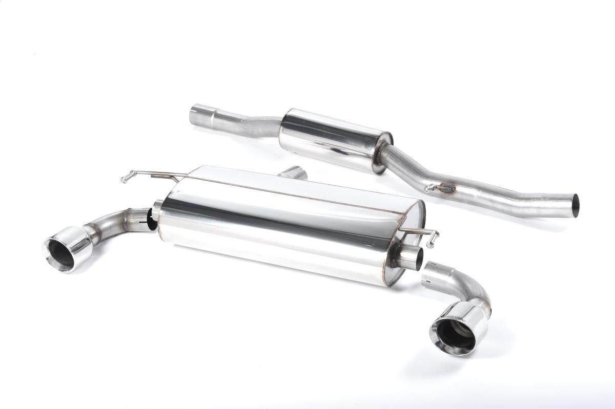 Milltek Resonated Cat-Back Exhaust | VW Golf MK4 R32-Polished Tips