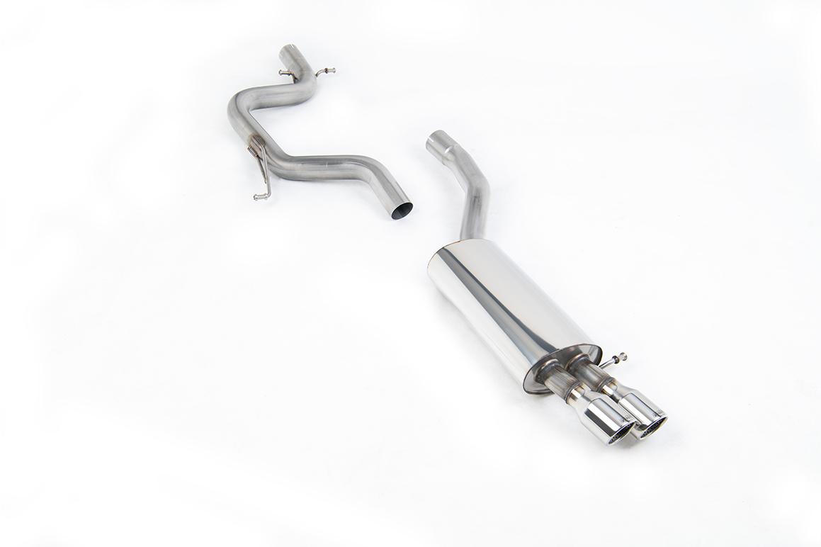 Milltek Non-Resonated Cat-Back Exhaust | VW Jetta MK5 GLI-Twin JET Tips