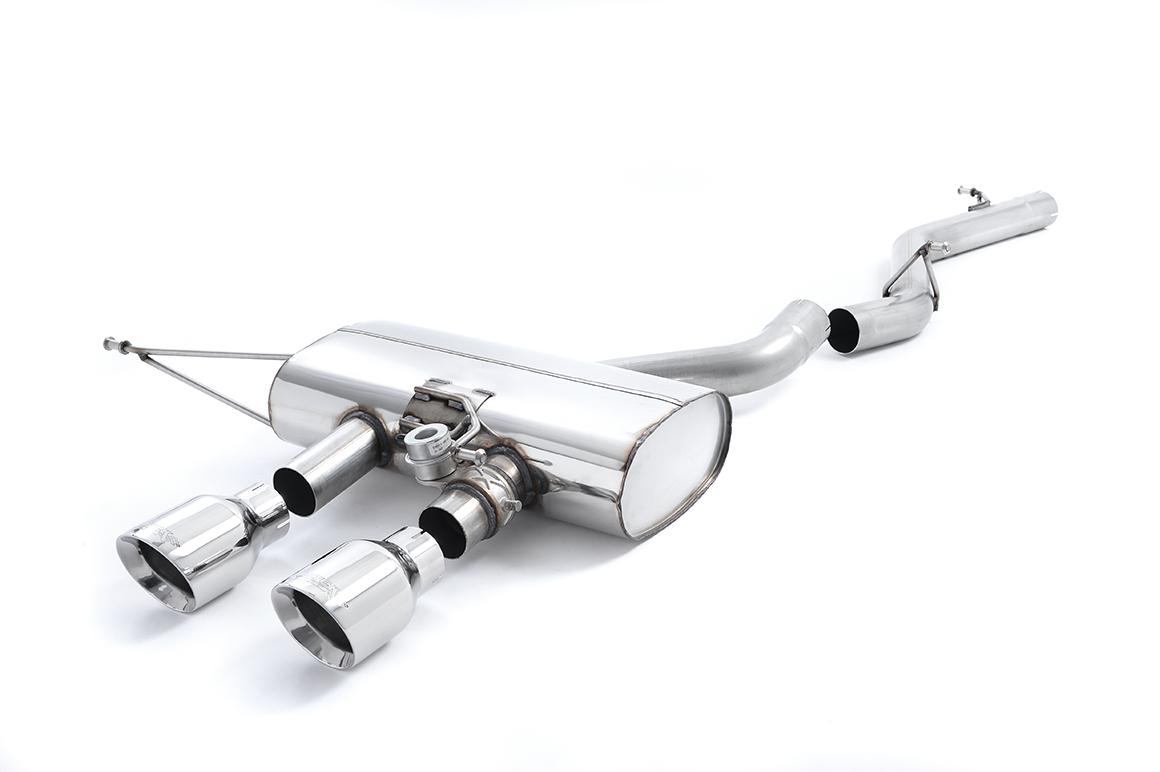 Milltek Non-Resonated Cat-Back Exhaust | VW Golf R MK6-Polished Tips