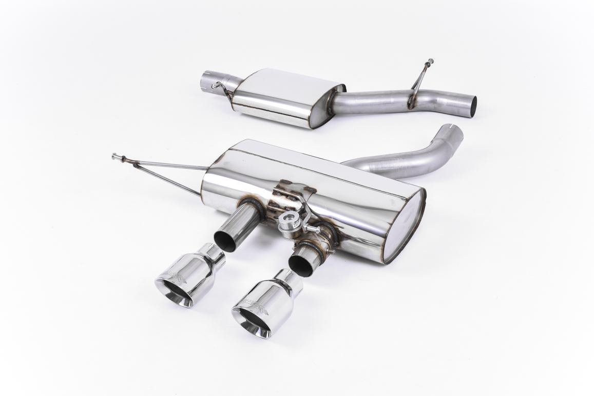 Milltek Resonated Cat-Back Exhaust | VW Golf R MK6-Polished Tips