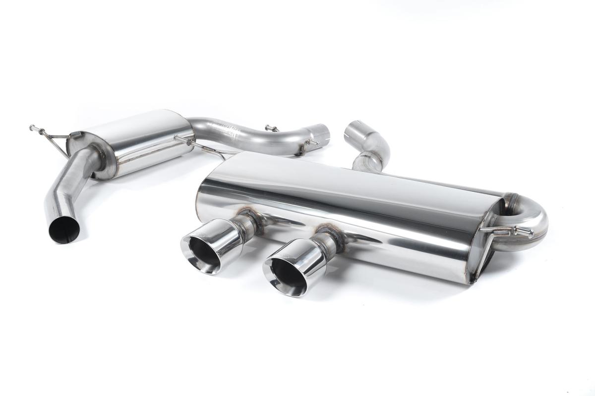 Milltek Resonated Cat-Back Exhaust | VW Golf MK5 GTI-Dual GT100 Tips