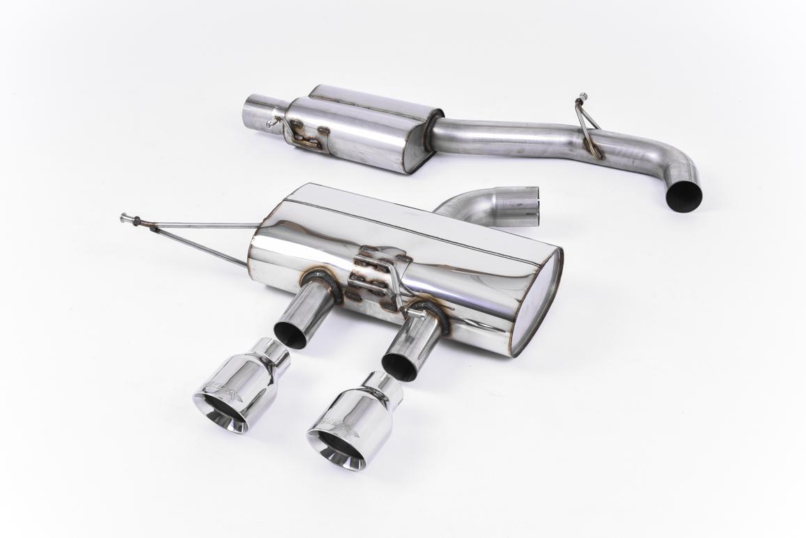 Milltek Resonated Race Cat-Back Exhaust | VW Golf R MK6-Polished Tips