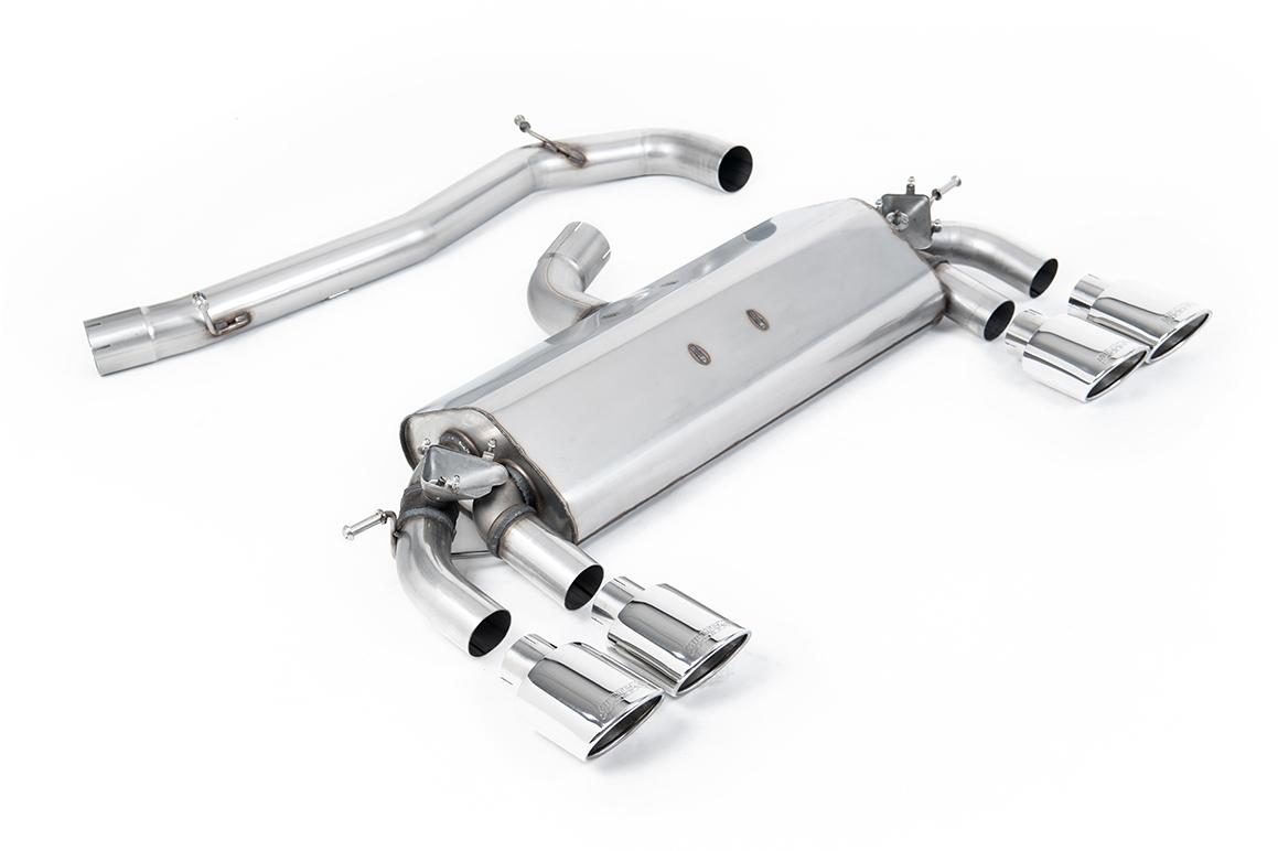 Milltek Non-Resonated Cat-Back Exhaust | VW Golf R MK7-Polished Tips