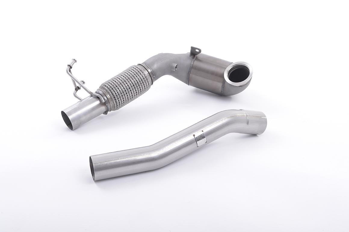 Milltek Large Bore Downpipe HJS Hi-Flow Sports Cat | VW Golf MK7 GTI Milltek Large Bore Downpipe HJS Hi-Flow Sports Cat | VW Golf MK7 GTI