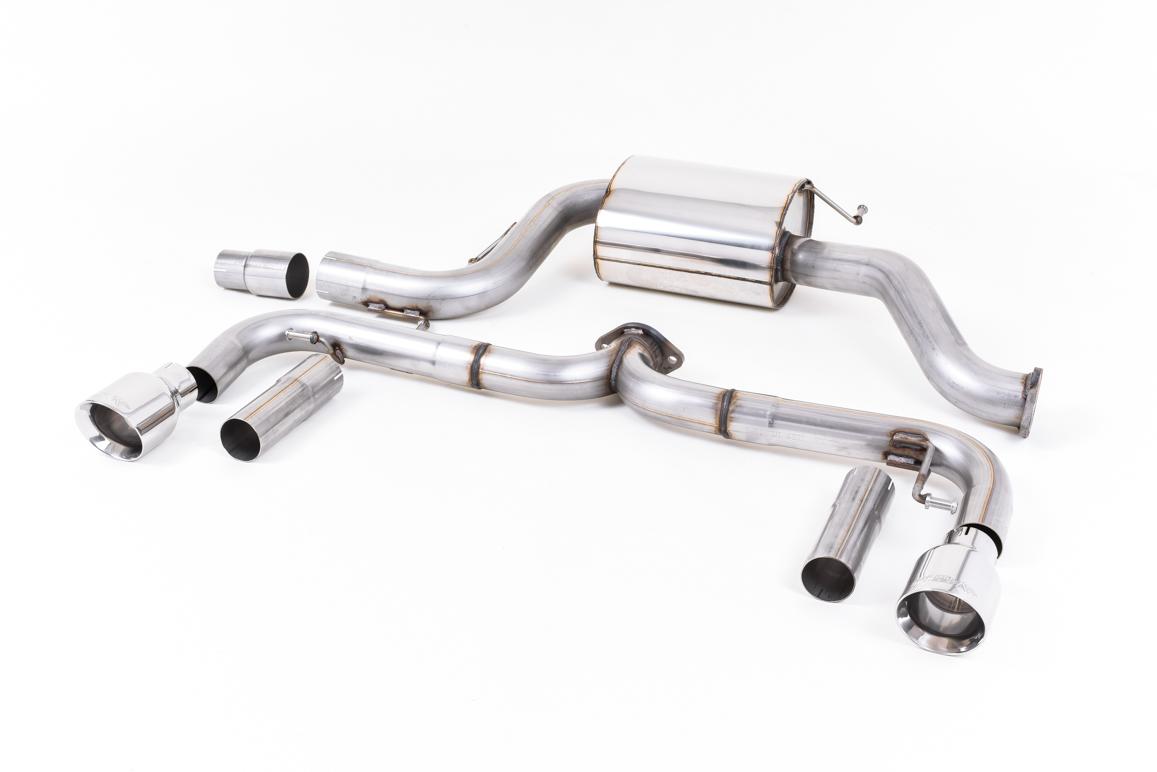 Milltek Non-Resonated Cat-Back Exhaust | VW Beetle A5 2.0 TSI-Polished Tips