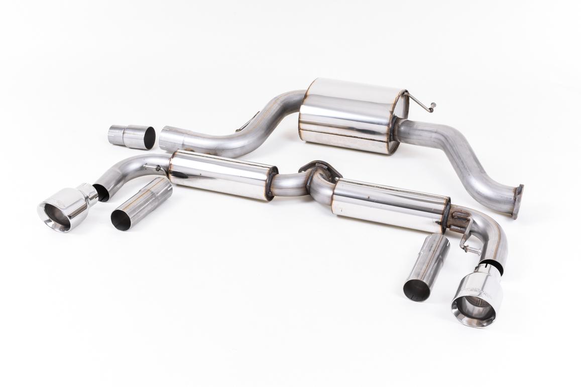 Milltek Resonated Cat-Back Exhaust | VW Beetle A5 2.0 TSI-Polished Tips