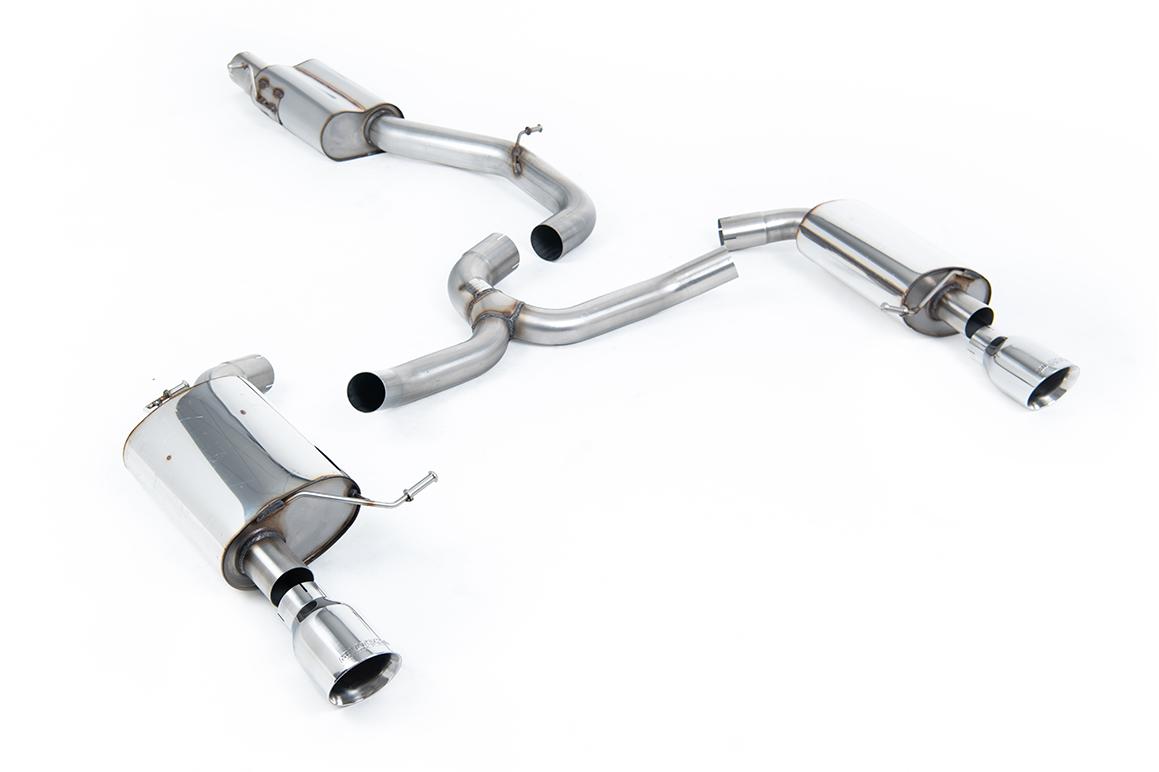 Milltek Resonated Cat-Back Exhaust | VW Golf MK7 2.0 TFSI-Polished Tips Milltek Resonated Cat-Back Exhaust | VW Golf MK7 2.0 TFSI-Polished Tips