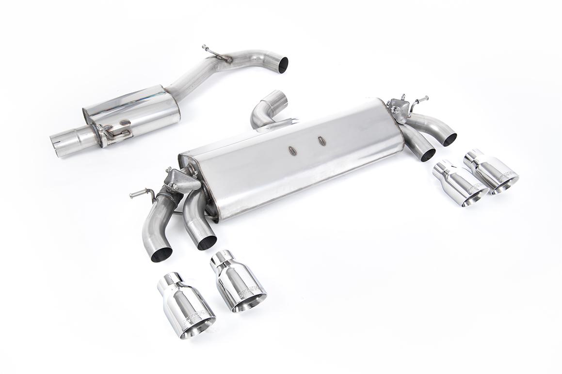Milltek Resonated Cat-Back Exhaust | VW Golf R MK7.5-Polished Tips