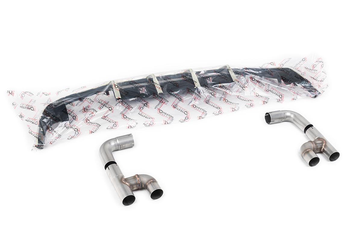 Milltek 80mm VW Golf GTI MK8-Upgrade kit for existing Milltek Sport Cat Back to Golf R Style System Maxton Diffuser Milltek 80mm VW Golf GTI MK8-Upgrade kit for existing Milltek Sport Cat Back to Golf R Style System Maxton Diffuser