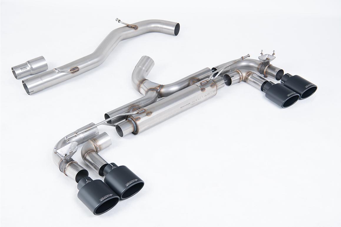 Milltek 80mm Non-Resonated Race Cat-Back Exhaust | VW Golf R MK7