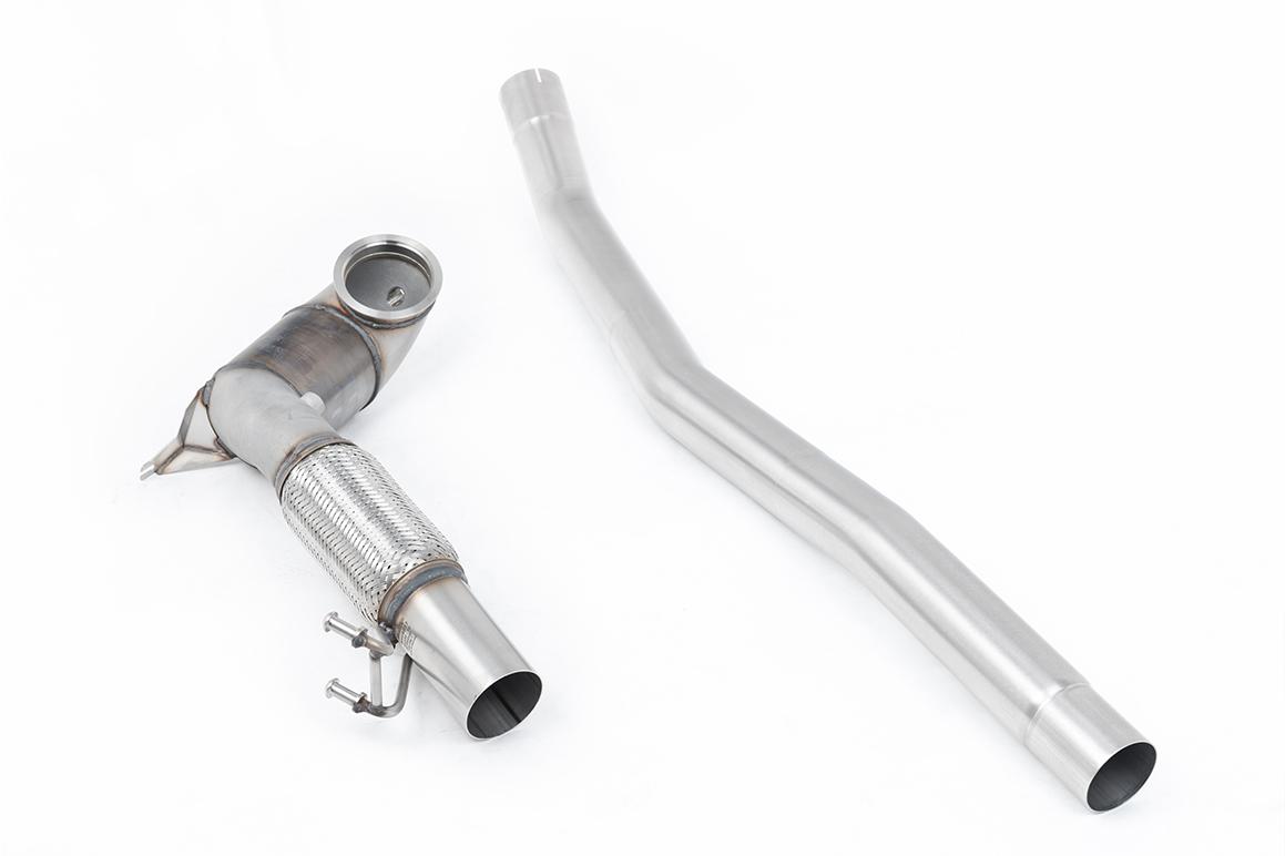 Milltek V2 80mm Large Bore Downpipe Race Cat | VW Arteon 2.0TSI 4Motion Milltek V2 80mm Large Bore Downpipe Race Cat | VW Arteon 2.0TSI 4Motion