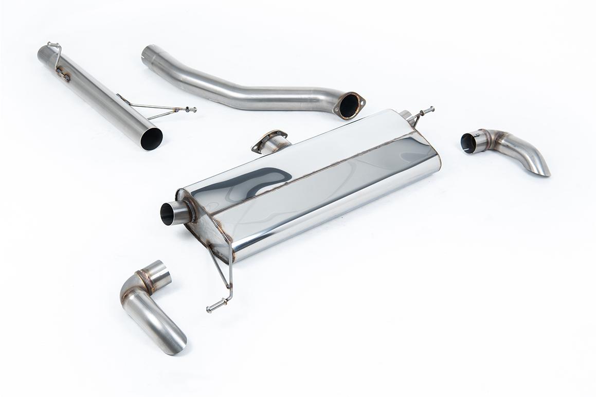 Milltek 80mm Non-Resonated Cat-Back Exhaust | VW Atlas 3.6 VR6 (2022+ SUV & Cross Sport)-Downturn Tips Milltek 80mm Non-Resonated Cat-Back Exhaust | VW Atlas 3.6 VR6 (2022+ SUV & Cross Sport)-Downturn Tips