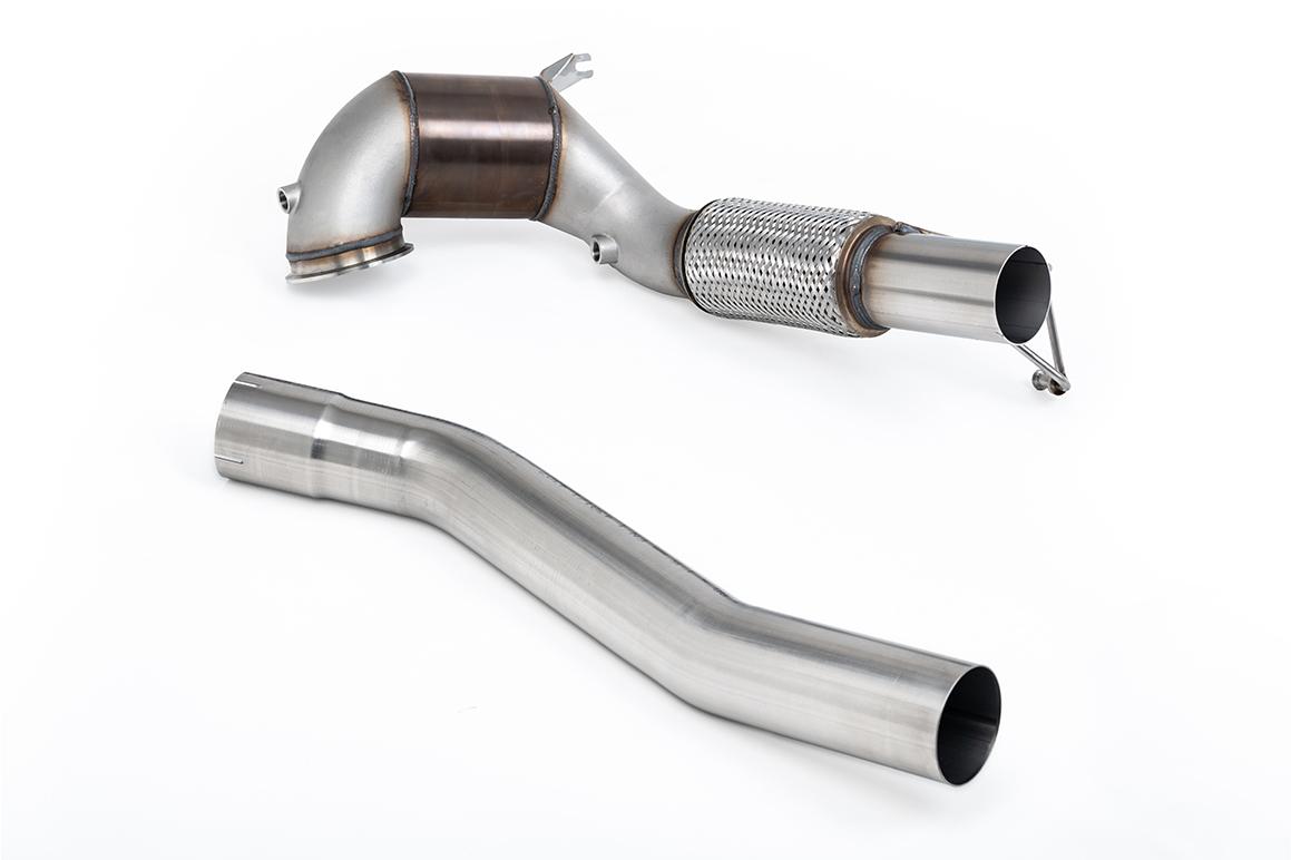 Milltek Large Bore Downpipe Race Cat - NO CEL | VW Golf MK8 GTI