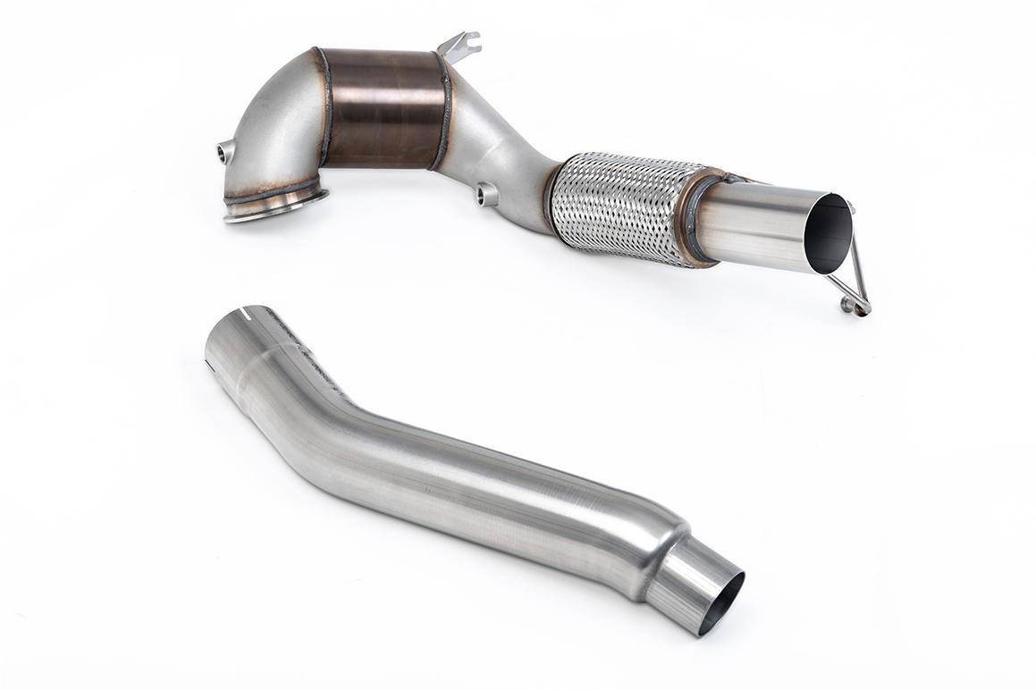 Milltek Large Bore Downpipe Race Cat - NO CEL | VW Golf MK8 GTI Milltek Large Bore Downpipe Race Cat - NO CEL | VW Golf MK8 GTI