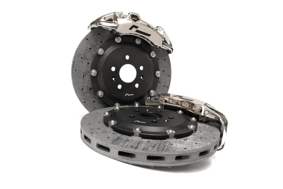 RacingLine Stage 3+ Carbon Brake Kit 380mm 6 Pot / A5 Platform / RED RacingLine Stage 3+ Carbon Brake Kit 380mm 6 Pot / A5 Platform / RED