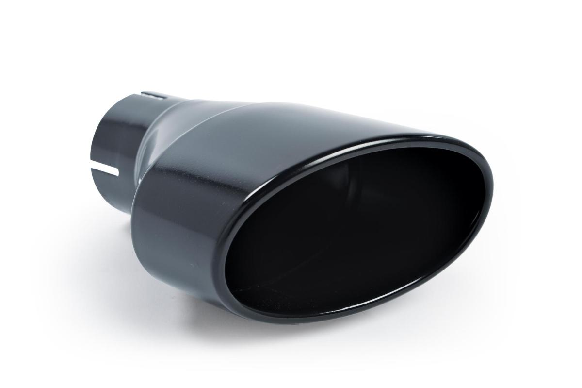 Milltek Resonated Turbo-Back Exhaust | VW Golf R MK7-Cerakote Black Tips