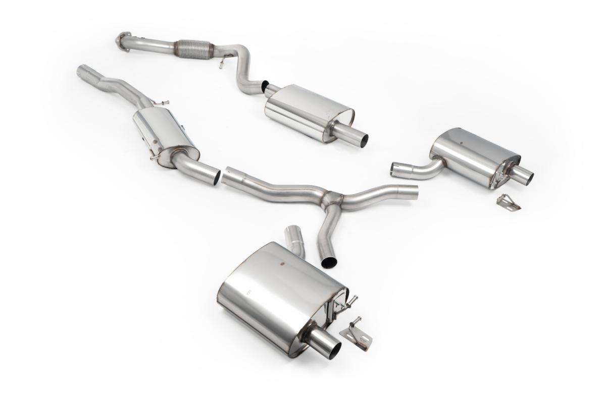 Milltek Resonated Cat-Back Exhaust | Audi A4 B9.5 Quattro