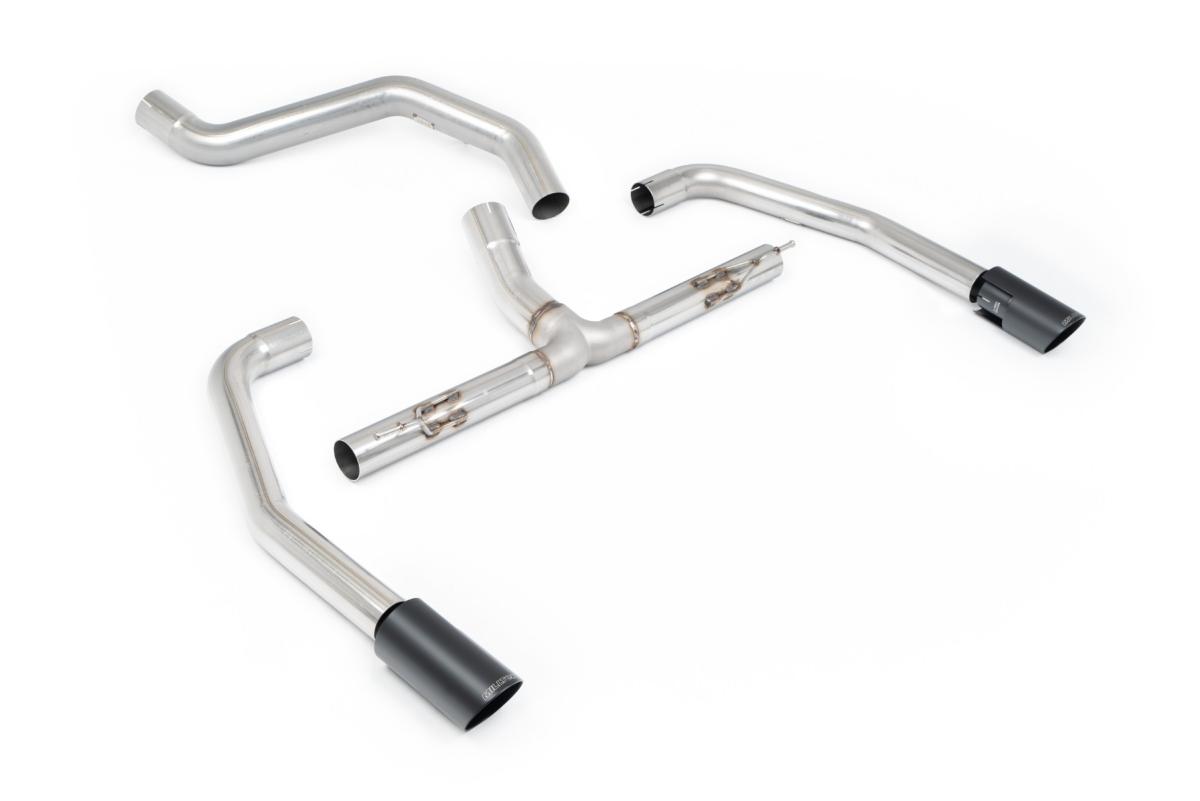 Milltek Non-Resonated GPF-Back Exhaust | INEOS Quartermaster - Cerakote Black Tips