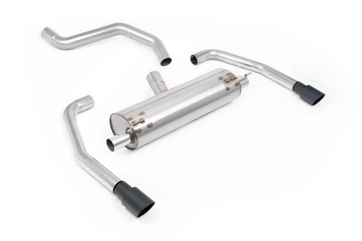 Milltek Resonated GPF-Back Exhaust | INEOS Quartermaster - Cerakote Black Tips Milltek Resonated GPF-Back Exhaust | INEOS Quartermaster - Cerakote Black Tips